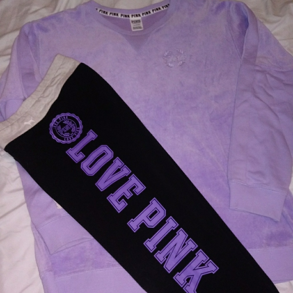VS Pink sets large. Prices vary